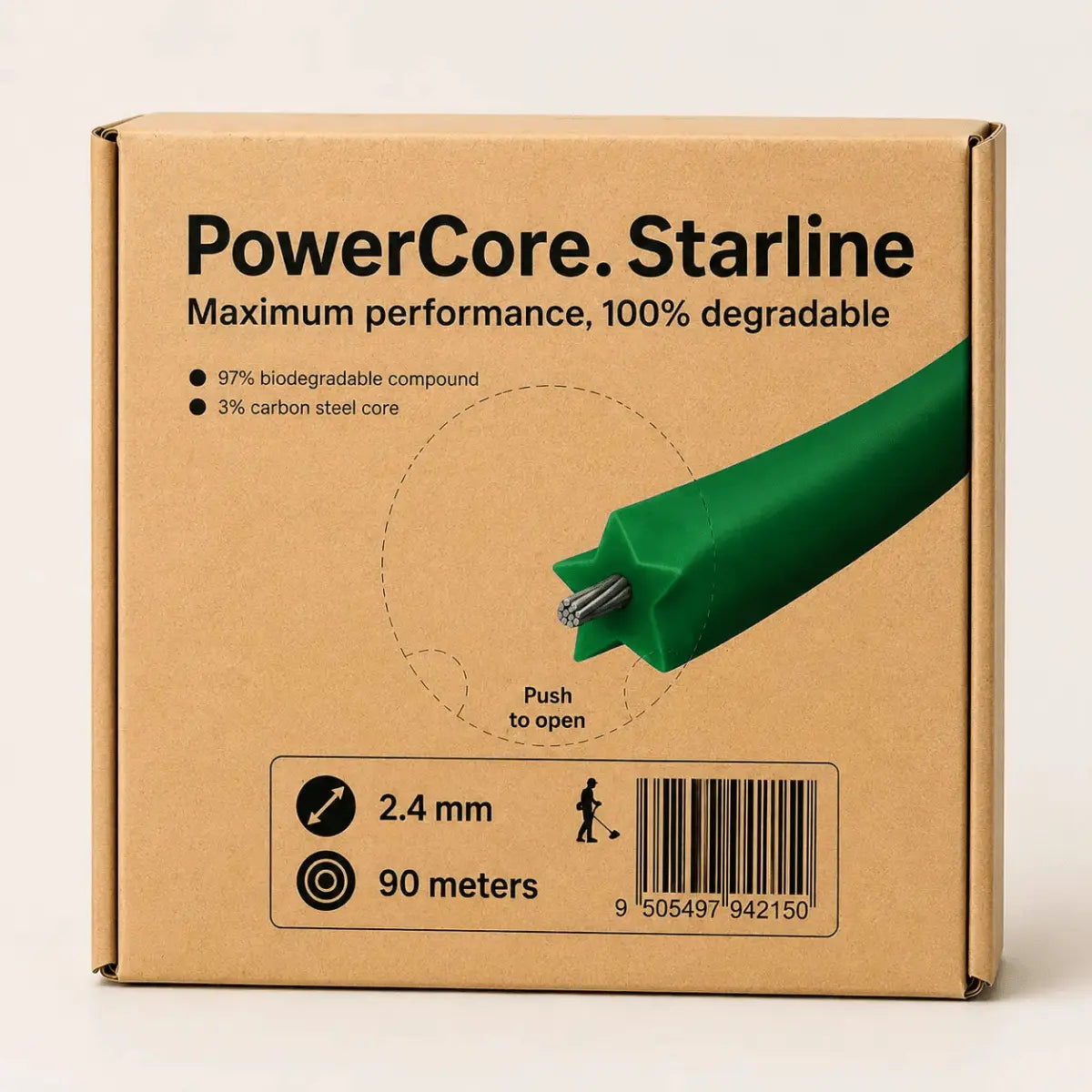 PowerCore Starline Trimmerdraad - 2.4 mm - Greenable B.V.